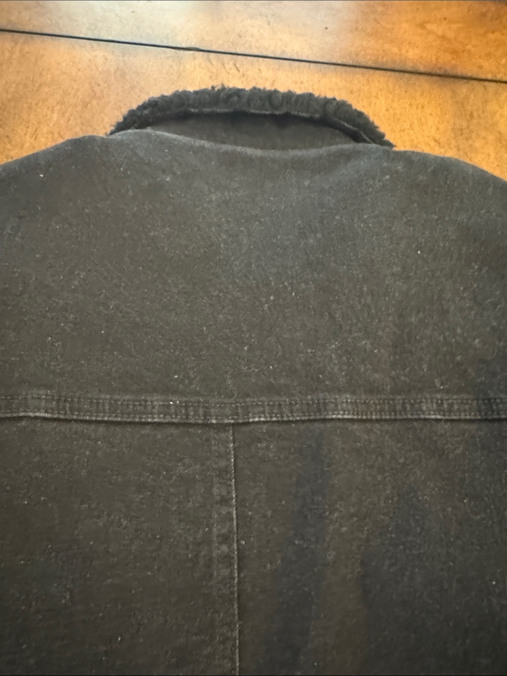 Weston Jon Boucher Men's Black Sherpa-Lined Denim Jacket - Picture 11 of 11